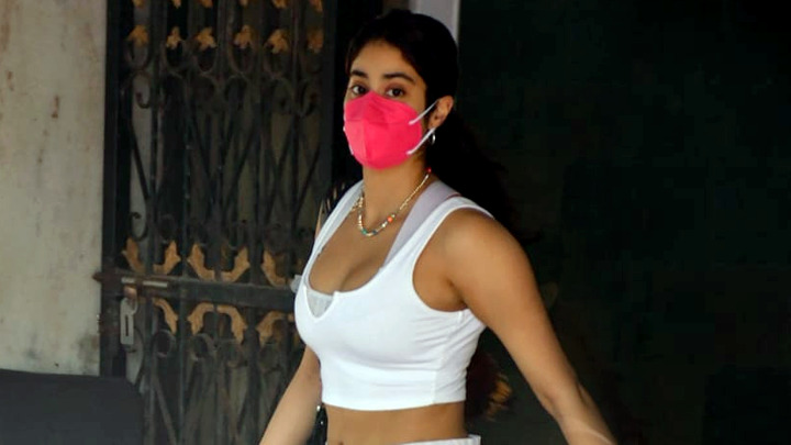Janhvi Kapoor spotted at pilates in Santacruz