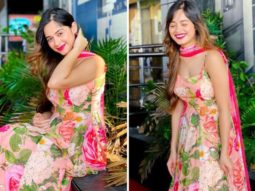 Jannat Zubair makes a sartorial statement in floral floor-length dress