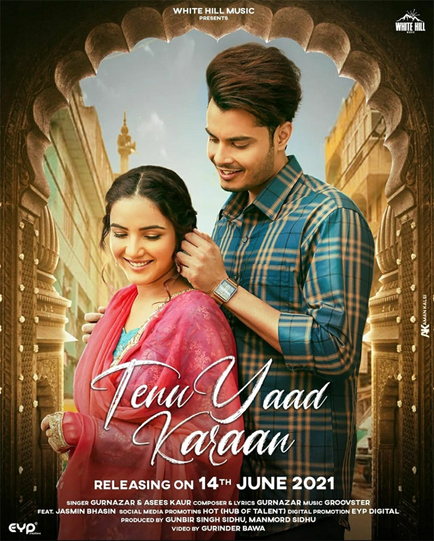 Jasmin Bhasin shares poster of her next Punjabi track 'Tenu Yaad Karaan' with Gurinder Bawa Jasmin Bhasin shares poster of her next Punjabi track 'Tenu Yaad Karaan' with Gurinder Bawa