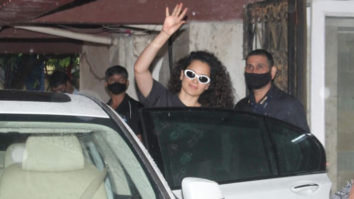 Kangana Ranaut spotted outside pilates gym in Santacruz