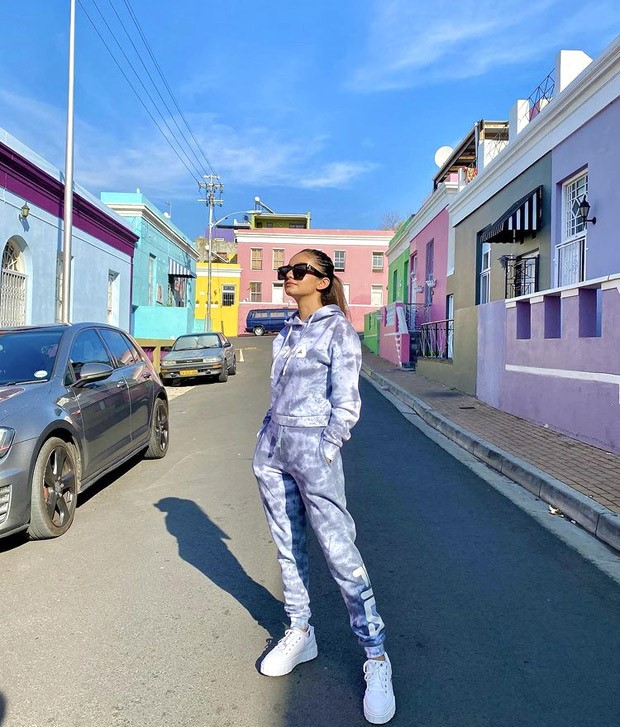 Khatron Ke Khiladi 11: Anushka Sen dons FILA’s affordable tie-dye jogger set in Cape Town