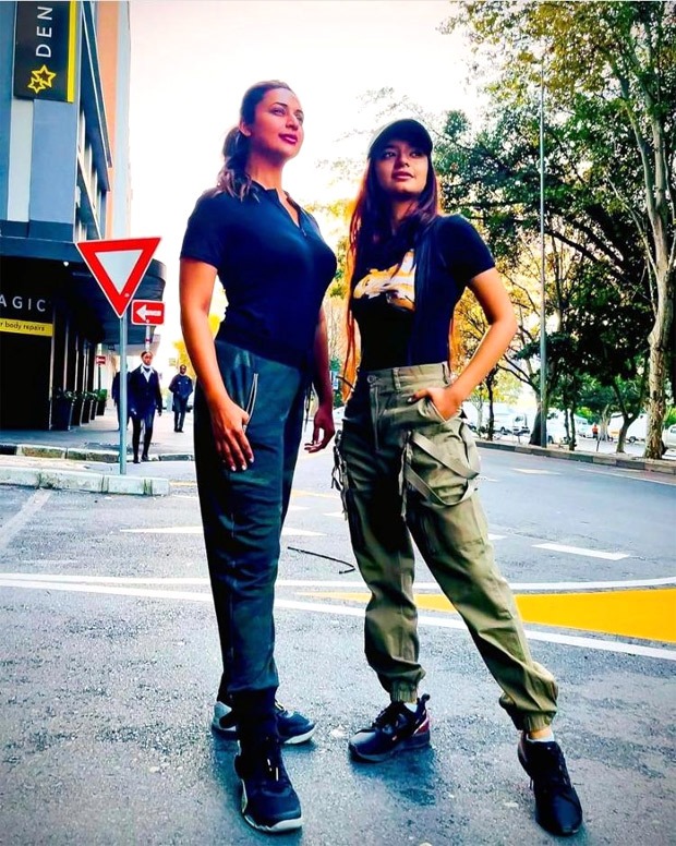 Khatron Ke Khiladi 11: Divyanka Tripathi and Anushka Sen twin in black tops and cargo pants in Cape Town Khatron Ke Khiladi 11: Divyanka Tripathi and Anushka Sen twin in black tops and cargo pants in Cape Town