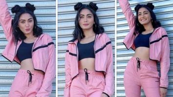 Khatron Ke Khiladi 11: Sana Makbul keeps it casual in pink athleisure and cat bun hairdo