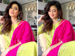 Khatron Ke Khiladi 11: Shweta Tiwari flaunts her desi avatar in Cape Town; aces colour blocking in green and pink suit