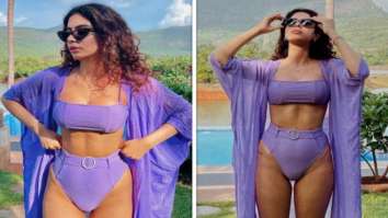 Khushi Kapoor sets the internet on fire in lavender bikini Khushi Kapoor sets the internet on fire in lavender bikini