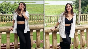 Kundali Bhagya actress Shraddha Arya keeps it casual in black co-ord set paired with printed shirt