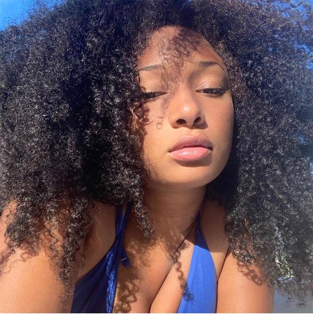 Megan Thee Stallion is all about ‘hot girl summer’ in blue skimpy bikini