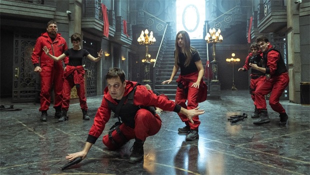 Money Heist season 5 first look images show explosive chaos in Bank of Spain