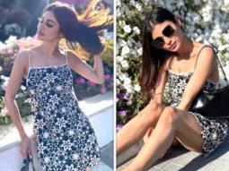 Mouni Roy steps out in floral embroidered slip dress and sneakers