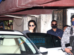 Photos: Kangana Ranaut spotted at pilates studio in Santacruz