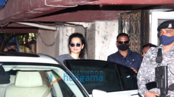 Photos: Kangana Ranaut spotted at pilates studio in Santacruz