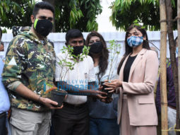 Photos: Abhishek Bachchan adopts a tree with Saniya Saiyad and others