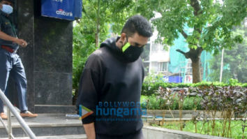 Photos: Abhishek Bachchan spotted at a bank in Khar