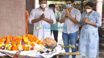 Photos: Actor Chandrashekhar’s funeral at Pawan Hans