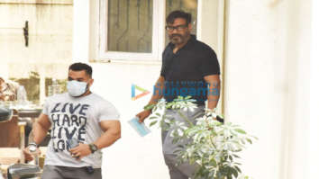 Photos: Ajay Devgn spotted at a dubbing studio in Juhu