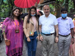 Photos: Anupam Kher snapped at BMC’s ‘Be A Tree Parent’ Mega Vriksha Campaign event