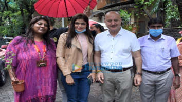 Photos: Anupam Kher snapped at BMC’s ‘Be A Tree Parent’ Mega Vriksha Campaign event