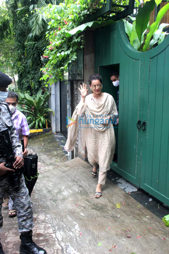 Photos: Kangana Ranaut spotted at her office