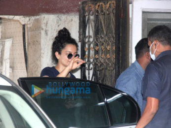 Photos: Kangana Ranaut spotted at the gym in Santacruz