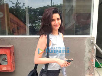 Photos: Karishma Tanna snapped at the gym