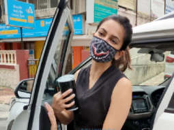 Photos: Kriti Kharbanda snapped at the gym in Bandra
