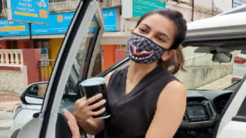 Photos: Kriti Kharbanda snapped at the gym in Bandra