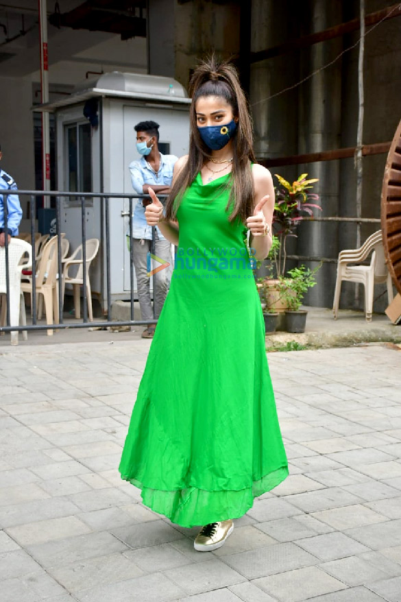 photos laxmi rai spotted at a vaccination centre in dadar 3