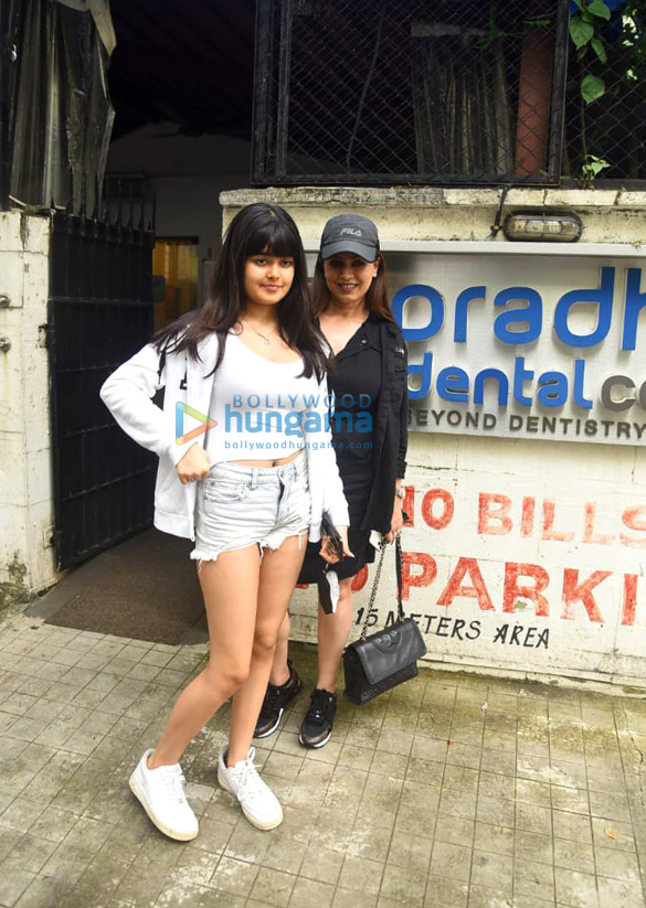 Photos: Mahima Choudhary snapped with her daughter at a clinic in Juhu