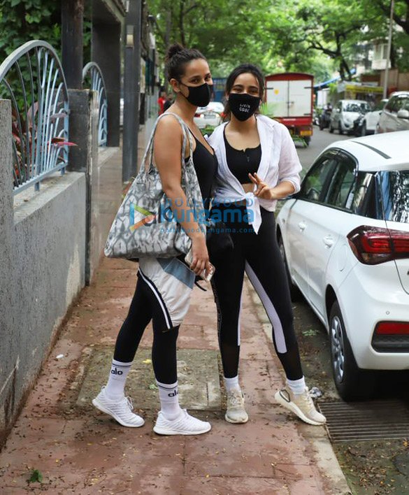 Photos: Neha Sharma and Aisha Sharma spotted in Bandra Photos: Neha Sharma and Aisha Sharma spotted in Bandra