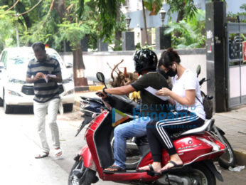 Photos: Nora Fatehi spotted outside a clinic in Bandra