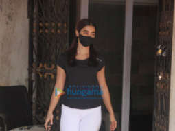 Photos: Pooja Hegde spotted at a pilates studio in Santacruz
