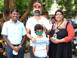 Photos: Ranvir Shorey with his son Haroon Shorey and singer Saniya Saiyad join BMC’s Be A Tree Parent MEGA Vriksha Campaign