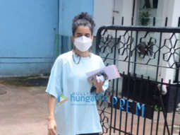 Photos: Sanya Malhotra spotted at a clinic in Bandra