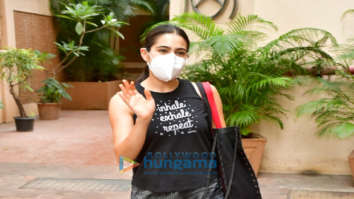 Photos: Sara Ali Khan snapped at the gym