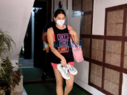 Photos: Sara Ali Khan spotted at a gym in Santacruz
