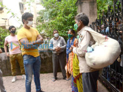 Photos: Sonu Sood snapped at his residence