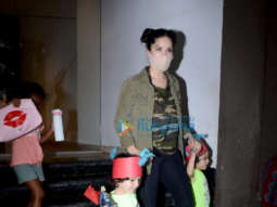 Photos: Sunny Leone and her kids snapped in Andheri