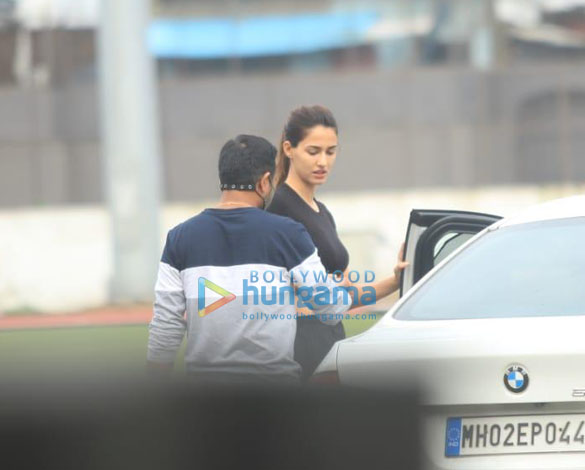 photos tiger shroff disha patani and others snapped playing football in bandra 2