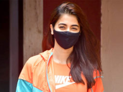 Pooja Hegde spotted at pilates in Santacruz