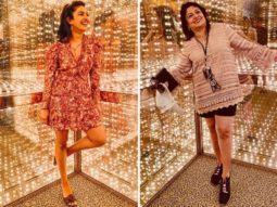 Priyanka Chopra looks gorgeous in brown printed dress as she visits Rock and Roll Hall of Fame with Madhu Chopra