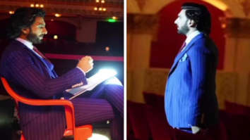 Ranveer Singh looks dapper in blue suit as he resumes shooting