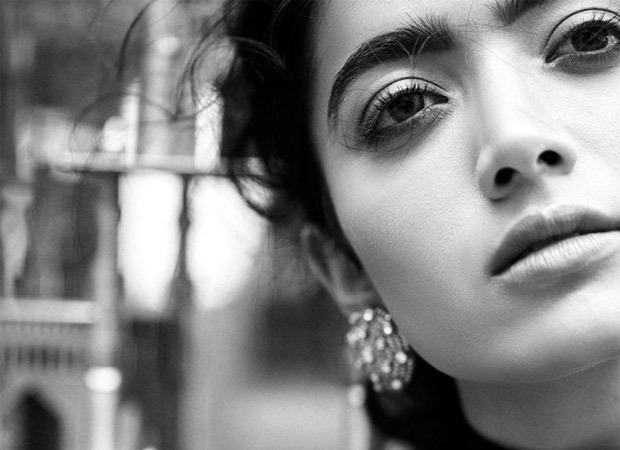 Rashmika Mandanna looks beautiful in monochrome photo Rashmika Mandanna looks beautiful in monochrome photo