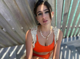 Sara Ali Khan enjoys swimming during golden hour, watch video
