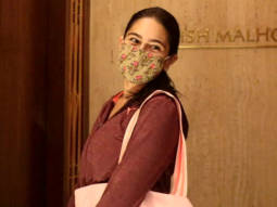 Sara Ali Khan spotted at Manish Malhotra’s house in Bandra