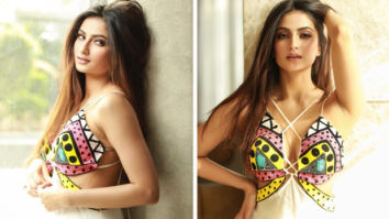 Shweta Tiwari’s daughter Palak Tiwari stuns in off-white slip dress with multi-colour bustier