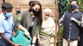Sonakshi Sinha adopts a tree after large number of trees uprooted due to Cyclone Tauktae