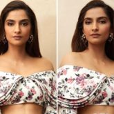 Sonam Kapoor dons Emilia Wickstead crop top and flared skirt worth Rs. 1.3 lakh