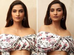 Sonam Kapoor dons Emilia Wickstead crop top and flared skirt worth Rs. 1.3 lakh