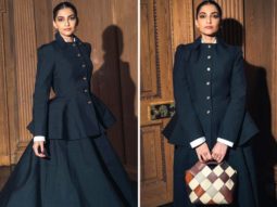 Sonam Kapoor dons chic poofy skirt and blazer top and Loewe bag worth over Rs. 1 lakh