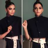 Sonam Kapoor enchants in all-black outfit, carries Rs. 3.25 lakh worth Louis Vuitton bag